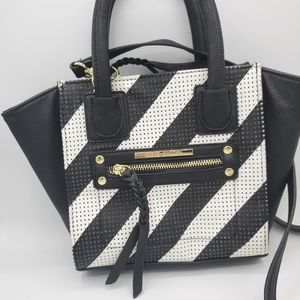 Steve Madden Black and White Purse
